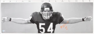 Brian Urlacher Signed Bears 15x40 Photo BAS COA Inscribed "HOF 18" - Picture 1 of 2