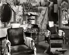 1936 Black Americana Negro Barber Shop 8X10 Photo Vintage Chairs Atlanta Georgia