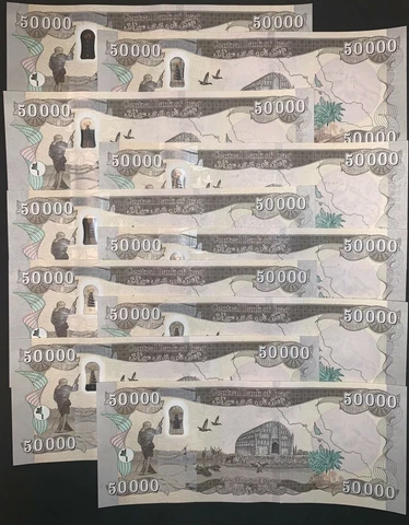 ONE MILLION IRAQ DINAR - 1,000,000 IQD / 20x 50,000 - 2023 AUTHENTIC CURRENCY Cover