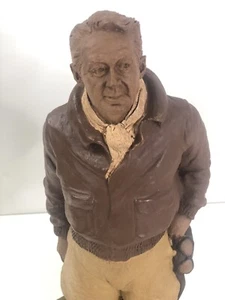 The Aviator Tom Clark Statue Skulptur 1984 Vintage 12" - Bild 1 von 6