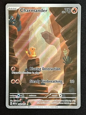 Pokemon Charmander 168/165 Sv: Escarlata y Violeta 151 Holo Foto 1 de 2