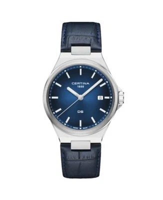 CERTINA Hombre Analógico Cuarzo Informal Reloj Clásico Vestido Esfera Azul Impermeable Redondo Foto 1 de 4