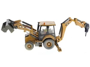 2015 CAT Caterpillar 420F2 IT Backhoe Loader Yellow 1/50 Diecast Model Weathe... - Picture 1 of 5
