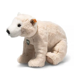 Steiff 062575 Teddies For Tomorrow Siro Cream Plush Polar Bear - Picture 1 of 4