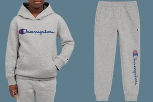 Champion Youth Boy Tracksuit Set Size 5/6 (XS) 7/8 (S) 10/12 (M) 14/16 (L) New - Picture 1 of 9