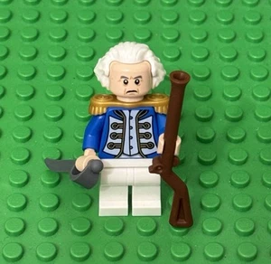 Lego BAM George Washington Mini Figura / General de Guerra Revolucionaria / Presidente - Imagen 1 de 3