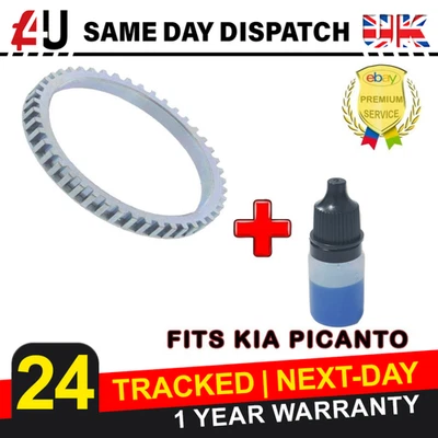 FRONT ABS RELUCTOR RING FOR KIA RIO MK2 1.4I 1.5 1.6 1.6I + RETAINER - Image 1 of 4