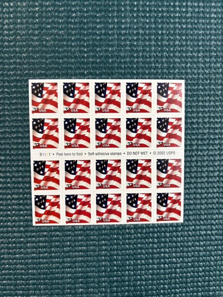 Scott #3635a: Flag MNH Booklet of 20. - Image 1 of 1