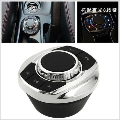 Universal Cup 8User-defined Functions Car Wireless Steering Wheel Control Button - Image 1 of 4