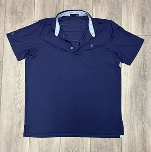 Greyson Golf Freizeit Poloshirt Herren Kurzarm Größe XXL Blau - Bild 1 von 9