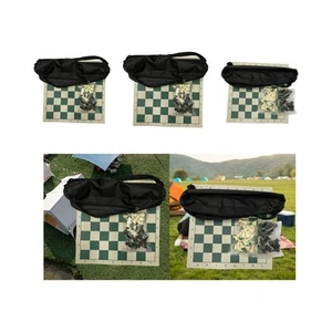 Tragbares Schachspiel mit Aufbewahrungstasche leichtes Reiseschachspiel Deluxe Schach - Bild 1 von 21
