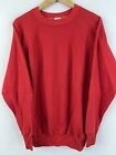 Vintage Ultra Sweats Blank Crewneck Sweatshirt Red Xl Made In Usa Pullover