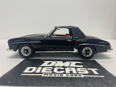 Welly 1955 Mercedes Benz 190SL 1:18 Diecast Black #9841 Pre-owned - Image 1 of 4