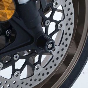 Honda CB650R 2019+ CBR650R Fork Protectors R&G Front Bobbins FP0219BK - Picture 1 of 1