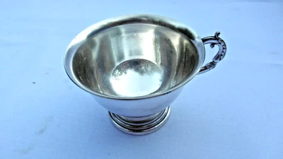 Tazza In Metallo Argentato Lena - Immagine 1 di 4