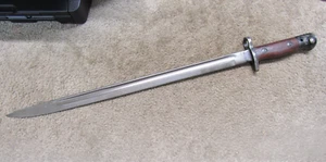 British WW2 P1907 Enfield Bayonet NO1 MK3 Wilkinson Sword Co 4/1944 SMLE - Picture 1 of 18