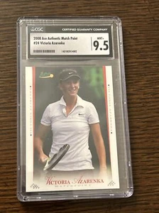 2008 ACE AUTHENTIC MATCH POINT VICTORIA AZARENKA ROOKIE! CGC 9.5 MINT+ WOW! Rare - Picture 1 of 2