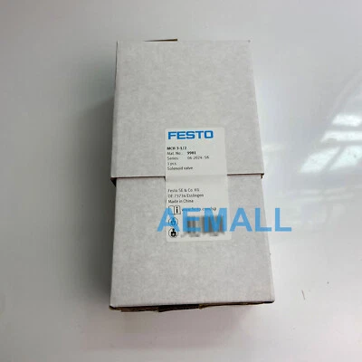 1pcs New Festo MCH-3-1/2 9981 Solenoid Valve New in Package - Image 1 of 3