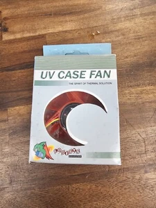 Logisys CF80UVRD 80mm UV Red LED Case Fan 12V 2500RPM 34.85CFM PC Cooling Fan 3- - Picture 1 of 2