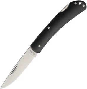 Rough Rider 4" Lockback Pocket Knife w/ Black Aluminum Handles - NEW - Picture 1 of 1