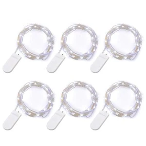 Cool White Fairy String Lights Battery Operated Firefly Lights Led Starry Lights - Picture 1 of 7