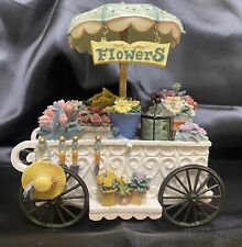 Working San Francisco Music Box Company "Somewhere in Time" Flower Cart