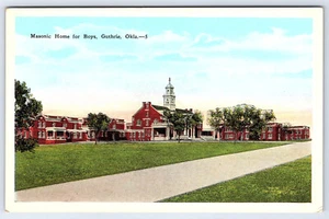 Oklahoma Postcard Masonic Home for Boys Guthrie B872 - Picture 1 of 2
