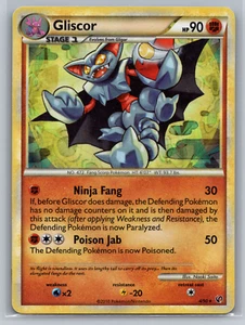 Pokémon TCG Gliscor Holo Heartgold Soulsilver Undaunted 4/90 MP Card - Picture 1 of 4