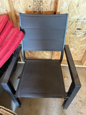 Black Patio/ Outdoor Chairs ~ Set of 2 - Image 1 of 4