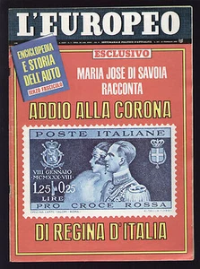 L'EUROPEO 7/1968 VIETNAM MARIA JOSE' DI SAVOIA CUMMINS UNIT FRANCO NONES SCI BOB - Picture 1 of 1