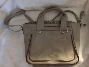 Jessica Simpson Shoulder Hand Bag Purse Light gray - Picture 1 of 8