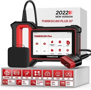 Car OBD2 Scanner Diagnostic Scan Tool BCM ECM TCM AC SAS Oil THINKSCAN Plus S7 - Bild 1 von 21