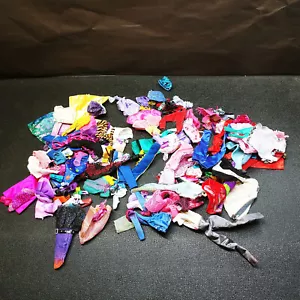 Over 1.5 Pounds Large Lot Of Barbie Clothing and Shoes, As Pictured - Picture 1 of 9