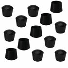 Rubber Leg Cap Tip Cup Feet Cover 25Mm 1" Inner Dia 12Pcs For Furniture Table