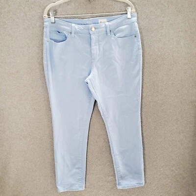 ANA A New Approach Women Jeans 12 Blue Denim Skinny Ankle Pocket 27" Inseam READ - Image 1 of 4