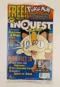 InQuest Magazine #59 March 2000 Factory Sealed Pokémon Monster Island Poster Inc - Foto 1 di 3