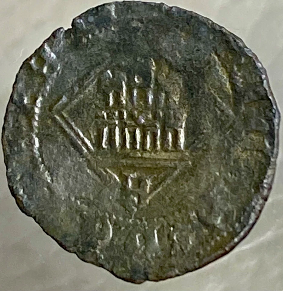 Medieval Kingdom Of Castile and Leon Coin 1471-1474 Blanca Spanish States Rare - Image 1 of 4