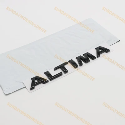 For Nissan Altima Midnight Emblem Letters Badge Decal Trunk Rear - Imagem 1 de 4