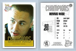 Dennis Wise #87 Chelsea FC Fans Selection 1999 Futera Trading Card