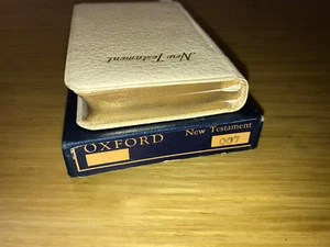 c1960 - The New Testament, OXFORD In box, Leather cover - Picture 1 of 11