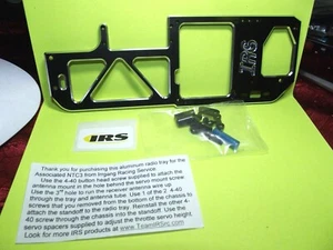 NTIRSC3 RADIOABLAGE SCHWARZ ALUMINIUM MIT ANTENNENHALTERUNG & ABSTELLER IRS420BK - Bild 1 von 6