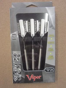 Viper Sinister 25g Steel Tip Darts 95% Tungsten 23-3811-25 w/ FREE Shipping - Picture 1 of 5