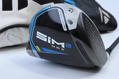 Taylormade SIM2 Max Driver / 9 Degree / X-Flex HZRDUS Smoke Green 70 Shaft - Image 1 of 4