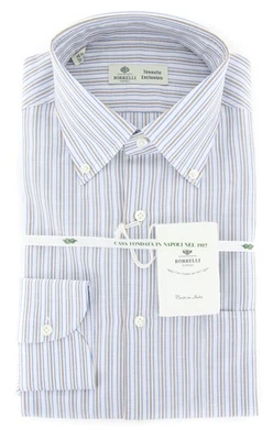 Camicia Multi-Colore Luigi Borrelli - Extra Slim - 15.75/40 - (60LB2693) - Immagine 1 di 4