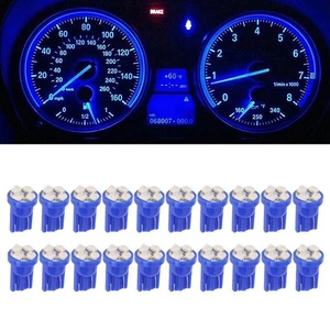 20 piezas T10 W5W 168 194 4-SMD azul LED tablero cuadro de instrumentos calibre luces bombillas - Imagen 1 de 6