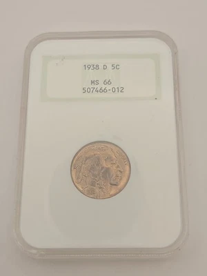 1938-D NGC MS66 Buffalo Nickel 5c - Image 1 of 4