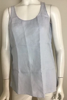 Nuevo con etiquetas Eileen Fisher Pañuelo Orgánico Lino Top Sin Mangas Camiseta sin Mangas Shell, PS Foto 1 de 4
