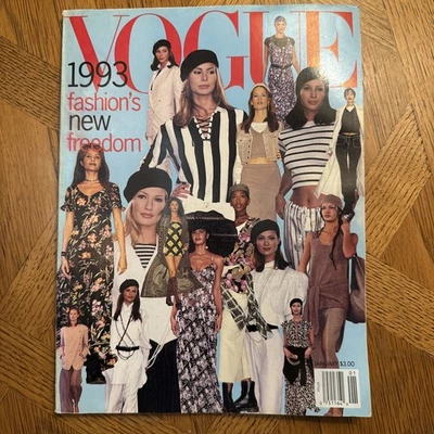 Vogue January 1993 Fashion’s New Freedom Natasha Richardson Isabella Rossellini - Image 1 of 3