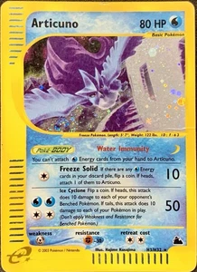 Pokemon Articuno H3/H32 Skyridge Rare Holo Unlimited Wizards ENG  Wrinkle - Picture 1 of 19