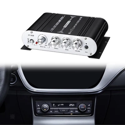 Audio Power Amplifier Audio Amp Stable 12V Reliable Audio Stereo Bass Amp - Image 1 of 4